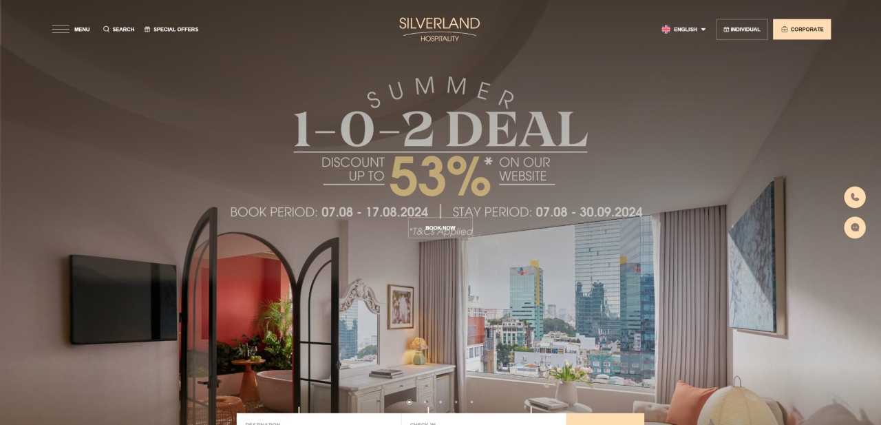 How to book a 4-star hotel in Ho Chi Minh City at a good rate, saving costs 2 booking 4-star hotel