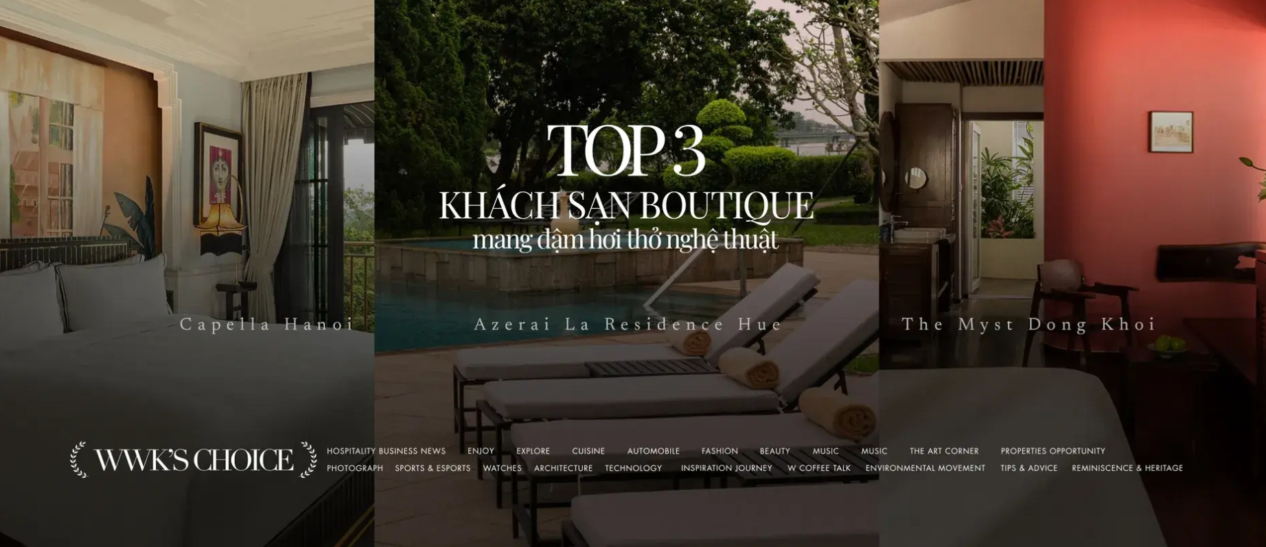 Top 3 Boutique Hotels with an Artistic Soul