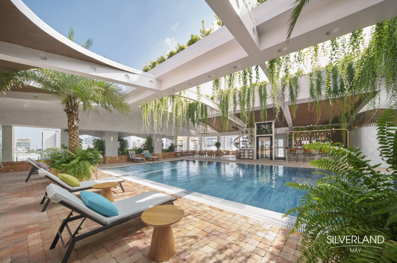 rooftop pool hotel saigon in silverland may hotel